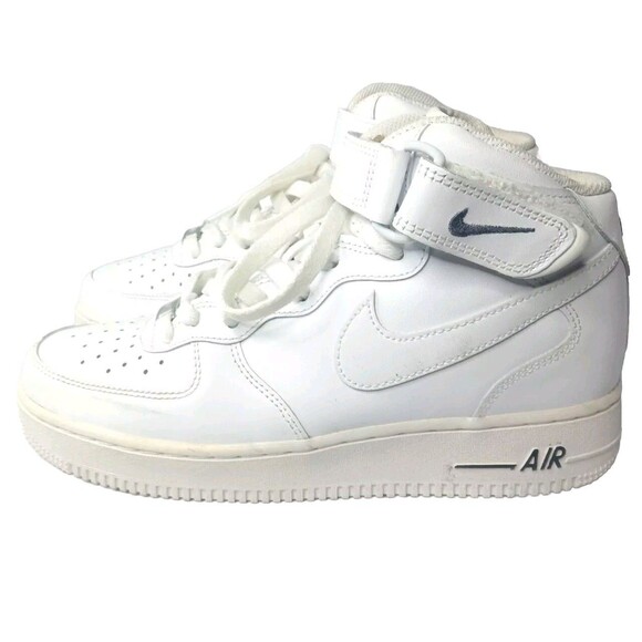 Nike Air Force 1 Mid \'07 Shoes Size 8  Men\'s  Custom Hand Painted Swoosh ! main image 2